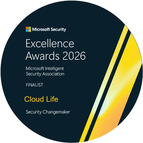 Microsoft Security Excellence Awards 2026 Finalist, Cloud Life, Security Changemaker